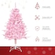 image 3 of HOMCOM 4FT Artificial Christmas Tree w/ Automatic Open for Home Party Pink