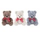 image 2 of Single Valentine's Bear Plush Toy 8"