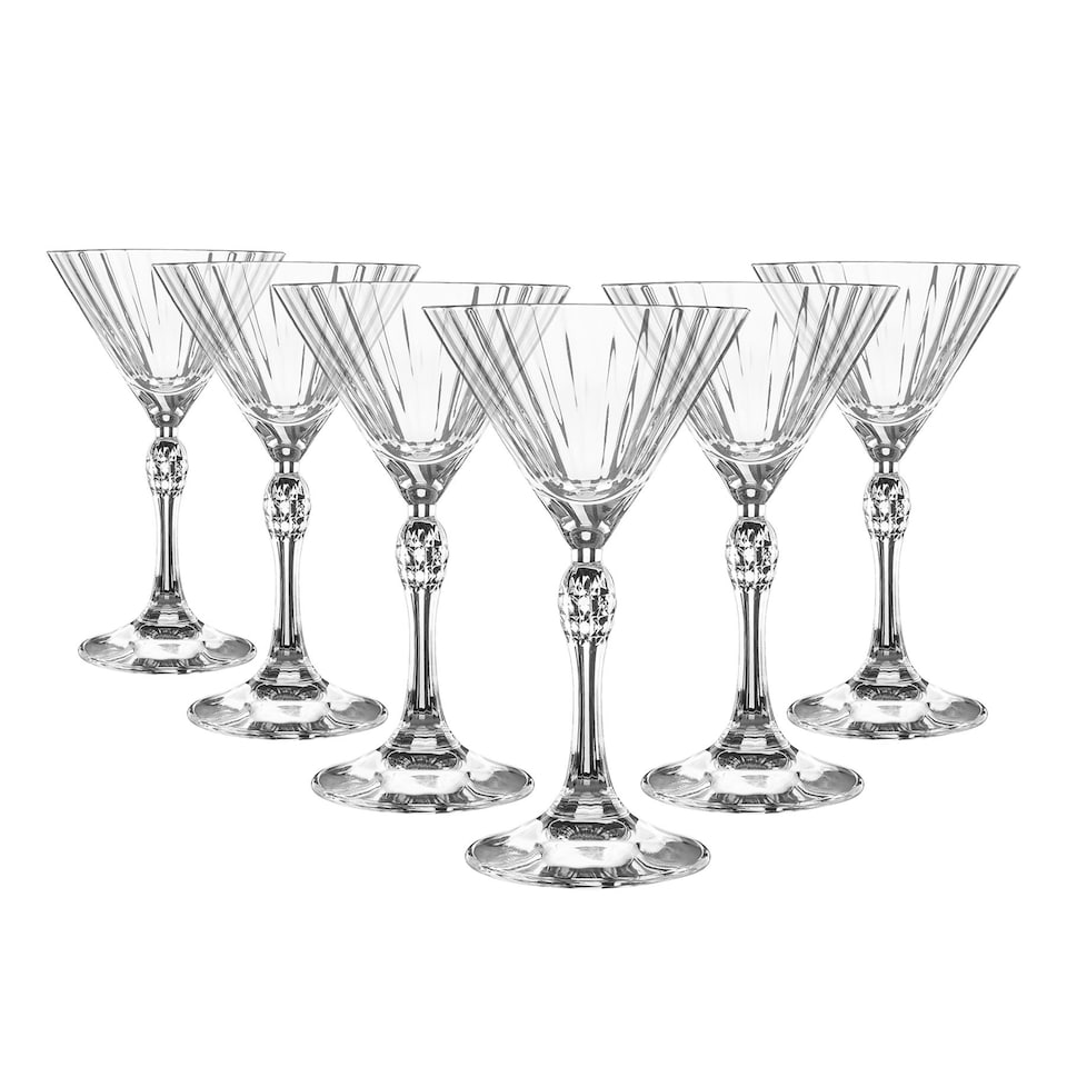 image 1 of Bormioli Rocco America '20s Martini Glasses - 155ml - Clear - Pack of 6