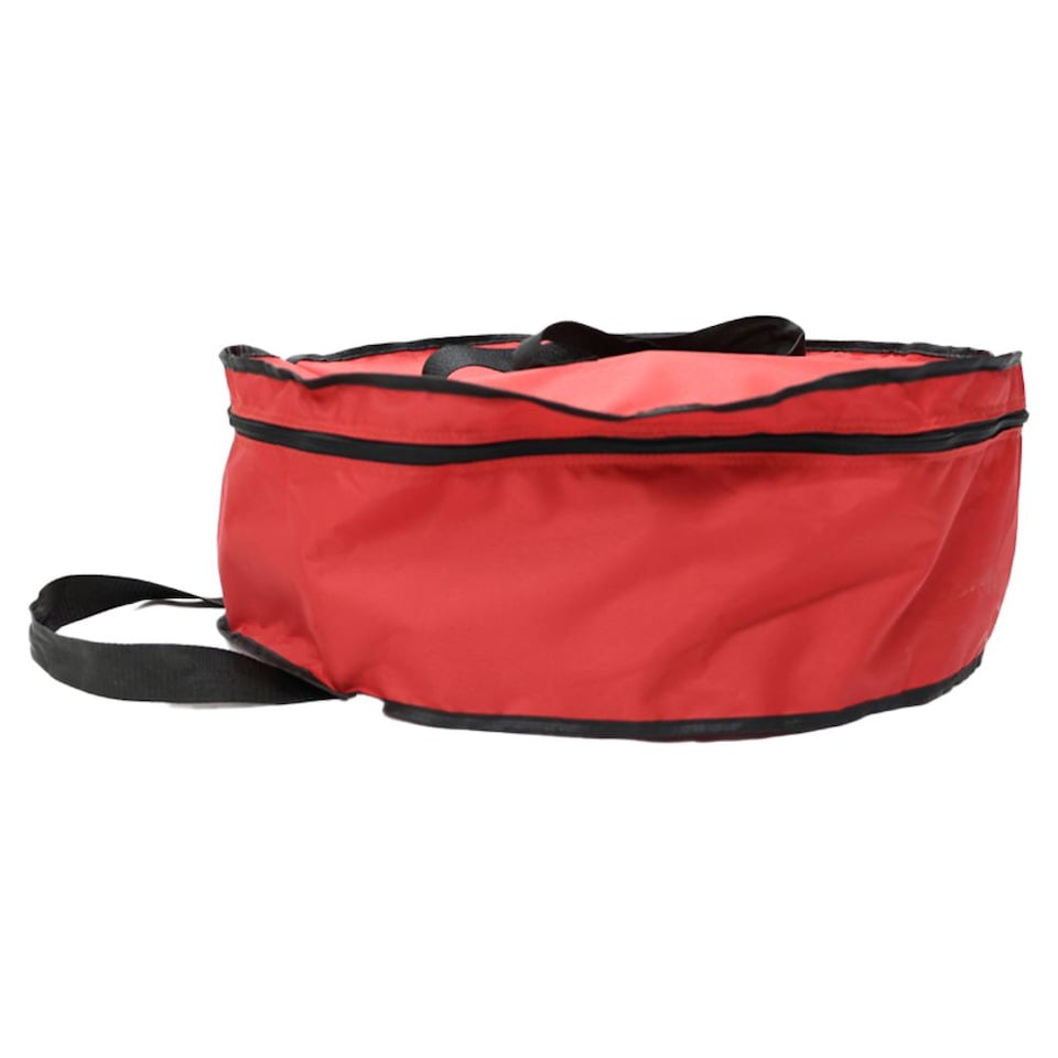 image 1 of Christmas Xmas Wreath Decoration Zip Up Sack Fabric Storage Bag