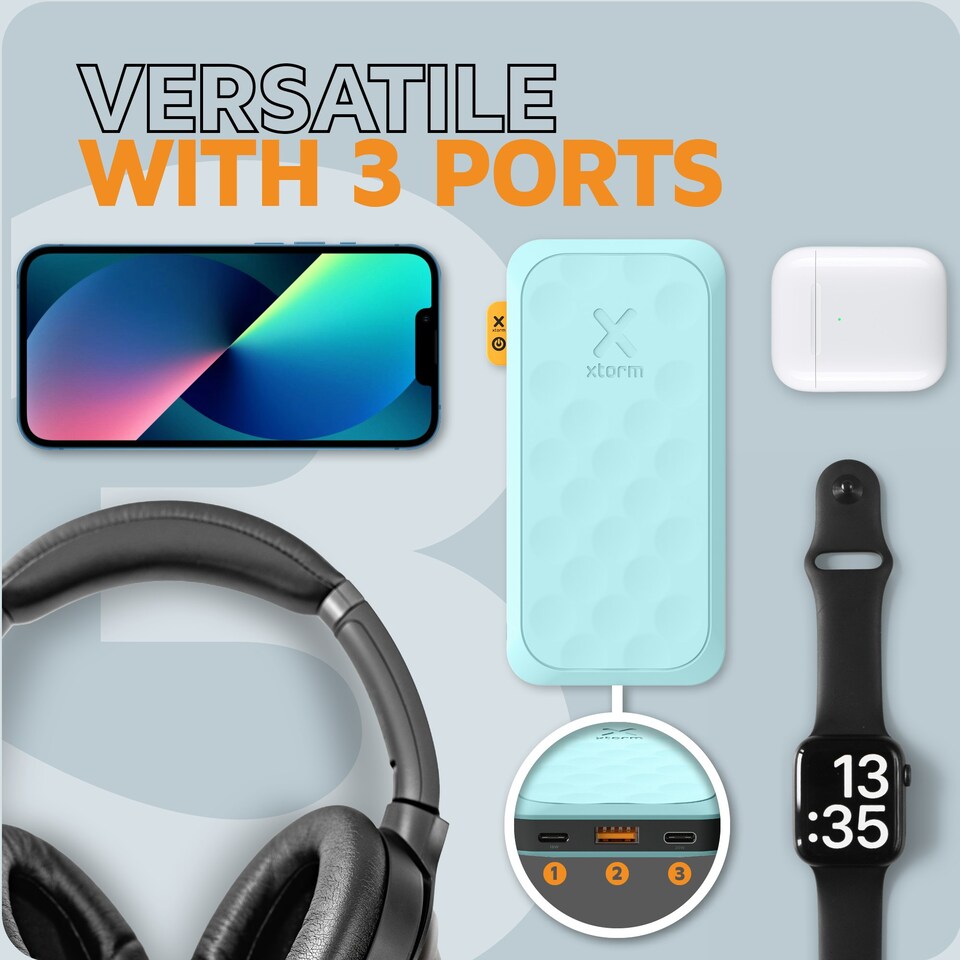 image 1 of Xtorm 20W Fuel Series Powerbank 10.000 Teal Blue