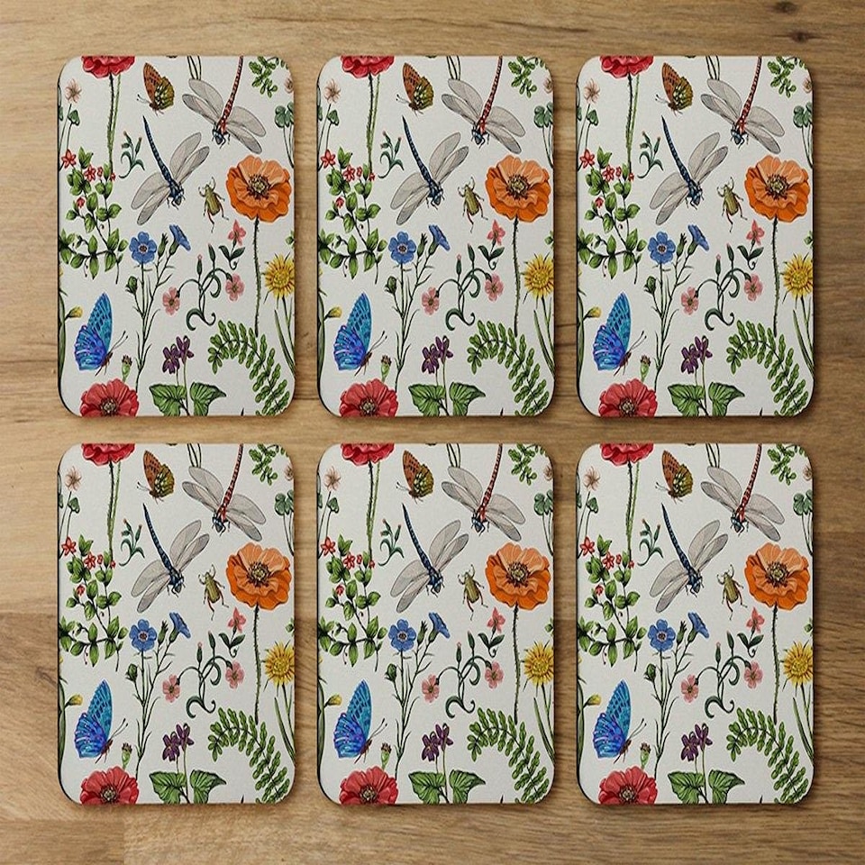 image 1 of Flowers & Insects (Coaster)