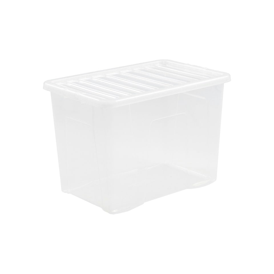 image 1 of Wham Storage Box - Clear - 80L