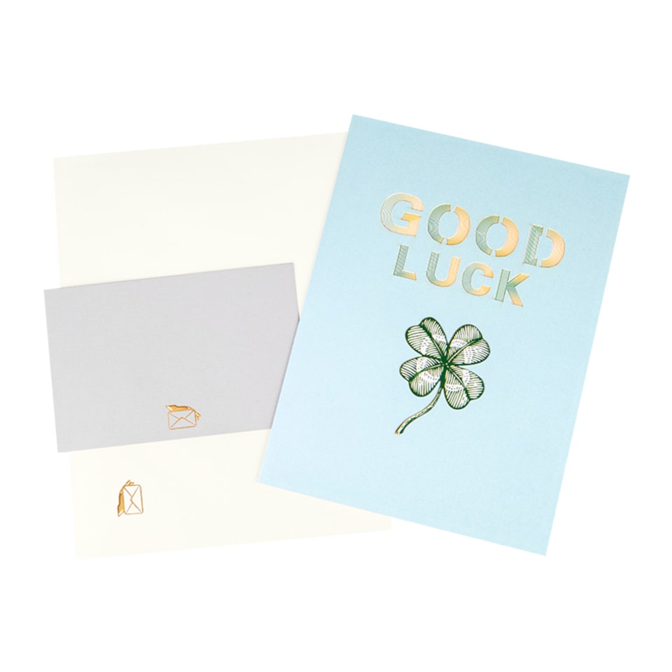 image 1 of Petals of Positivity 3D Pop Up Good Luck Card