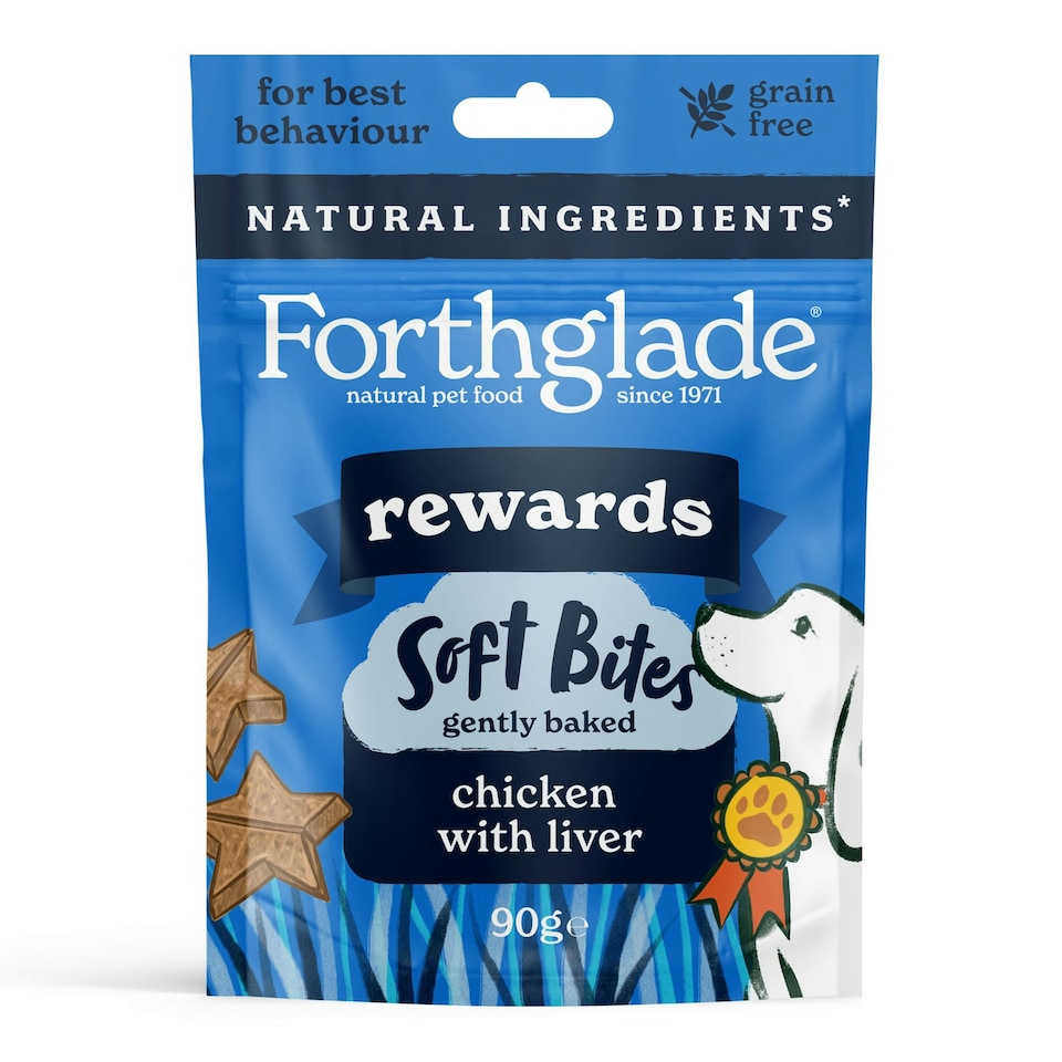 image 1 of Rewards Chicken & Liver Soft Bite Dog Training Treats (8x90g)