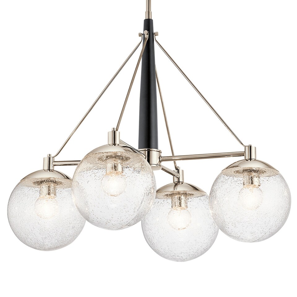 image 1 of Kichler Marilyn 4 Light Chandelier Polished Nickel