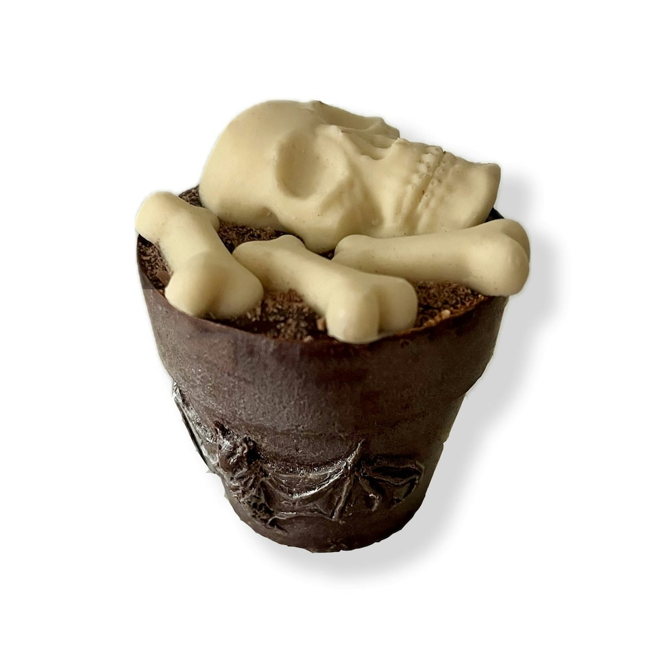 image 1 of Caramel Filled Spooky Chocolate Pot