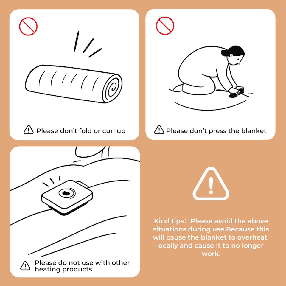 image 1 of Lavio Electric Heated Blanket Throw Soft Flannel Washable Fast Heat