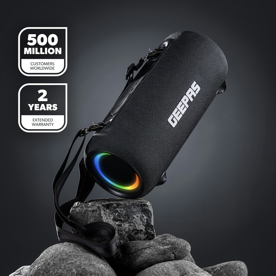 image 1 of GEEPAS Waterproof Bluetooth Speaker | Portable Wireless Speaker