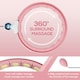 image 3 of SPORTNOW Smart Weighted Hula Hoop with 16 Detachable Knots, Pink