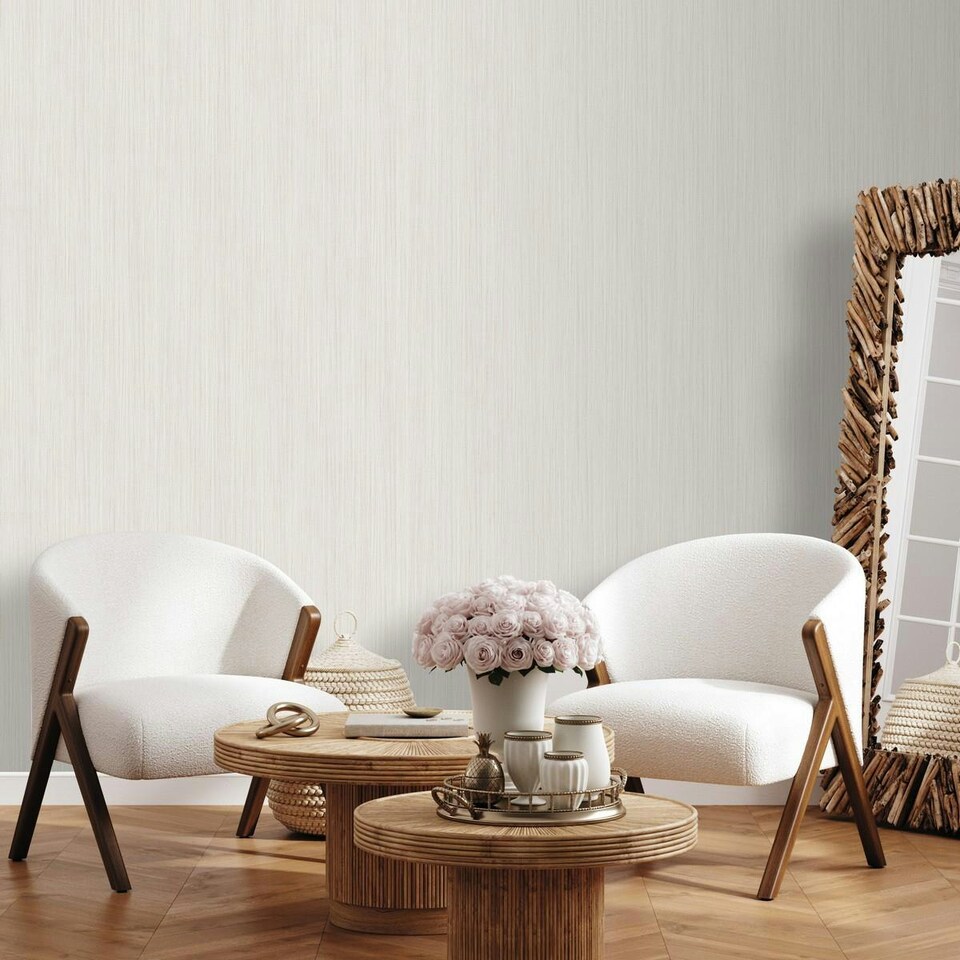 image 1 of Alethia Texture Grey Wallpaper Grey