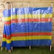 image 1 of 15.2ft (4.6m) Long 1m High 8 Pole Beach Camping Windbreak | Multi | Multi-coloured