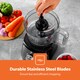 image 8 of GEEPAS 3-Tier Food Steamer & 1200W Compact Food Processor Combo Set