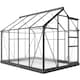 image 1 of Outsunny 6x8ft Walk-In Polycarbonate Greenhouse Plant Grow Galvanized Aluminium