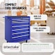 image 6 of Tool Chest - 7 drawers, 4 wheels, central locking Blue | Blue