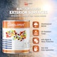 image 4 of Landlords Paint - Masonry Paint - Best Weatherproof Exterior Wall Protection - Ocean Blue - 5L