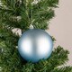 image 3 of 6pcs Light Blue Baubles (10cm, PVC)