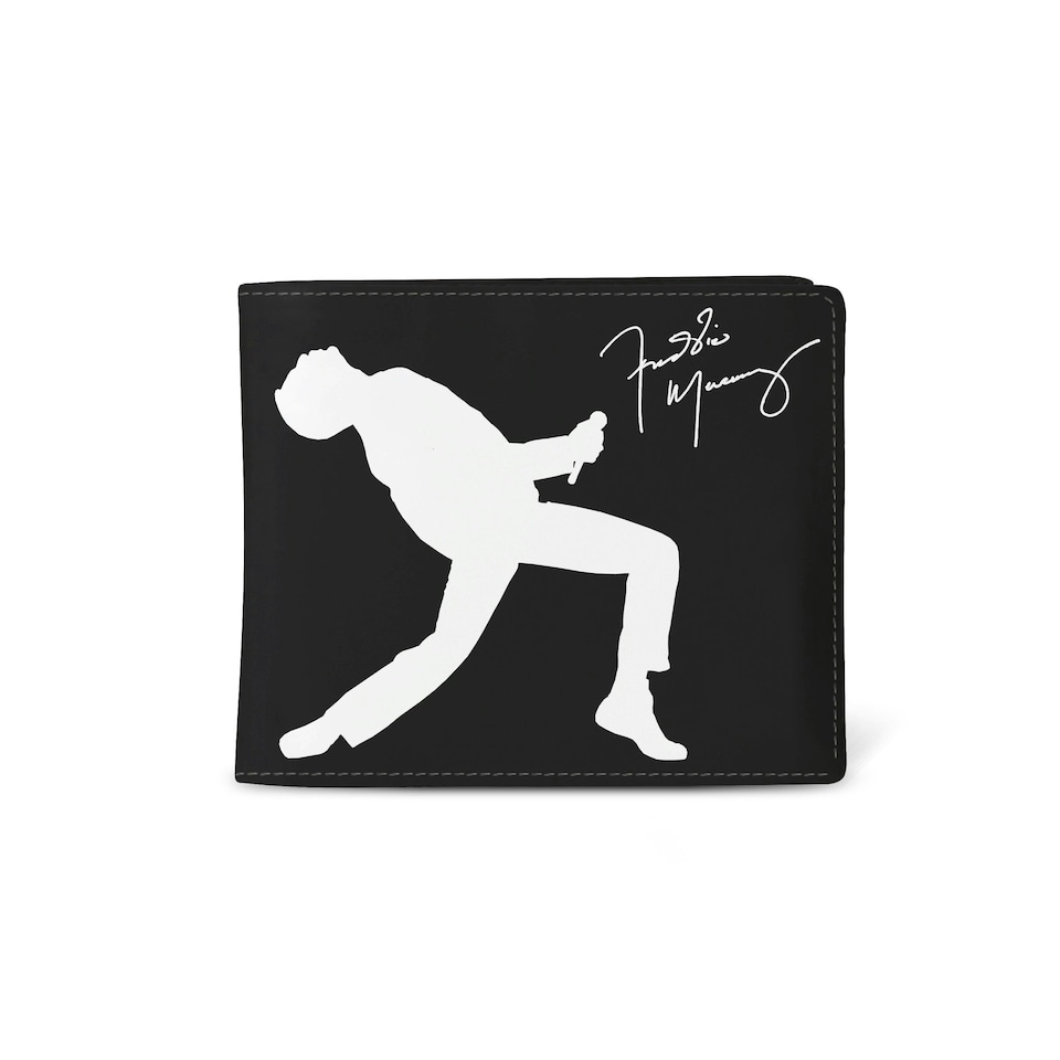 Rocksax Freddie Mercury Wallet - Freddie Mercury Black