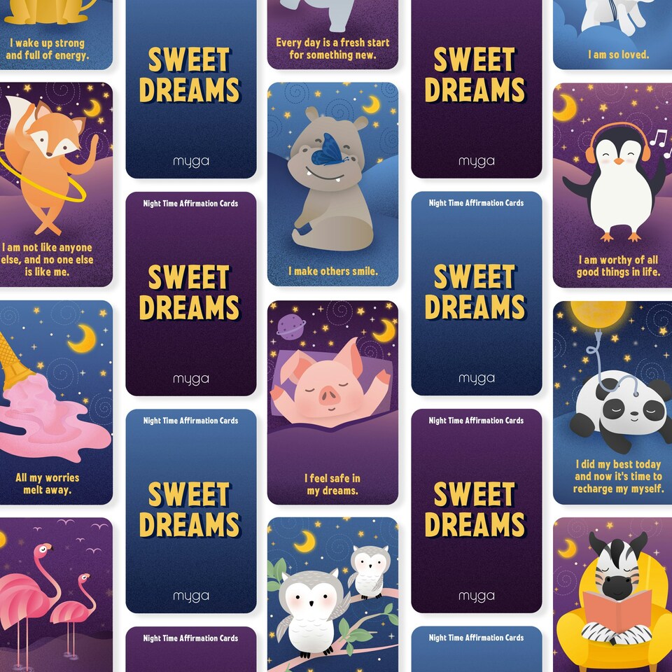 image 1 of Myga Sweet Dreams - Night Time Affirmation Cards