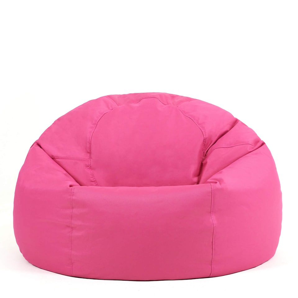 image 1 of Adult Classic Beanbag Outdoor Waterproof Bean bags Ready Filled - Pink, 2 Pack