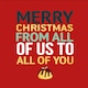 image 1 of Merry Christmas From All Of Us To All Of You - Christmas Card