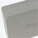 image 4 of Myga Pair of Foam Yoga Blocks - Grey
