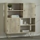 image 2 of Display Unit with Shelves and Cupboards Barbuto Light Mango