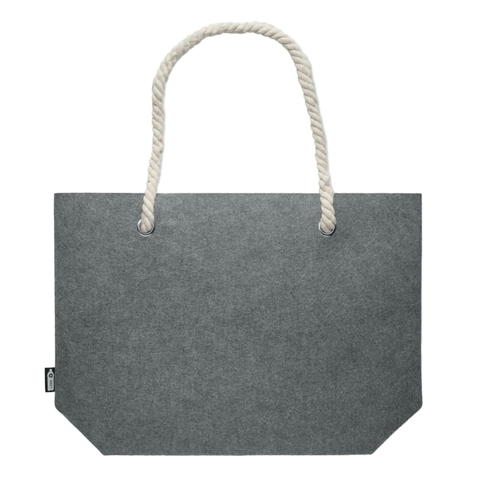 image 1 of MidOcean Feltsea RPET Felt Beach Shopper Bag - Grey - One Size Grey