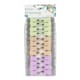 image 2 of JVL Grey Peg Basket with 48 Soft Touch Clip Clothes Pegs, Assorted Colours