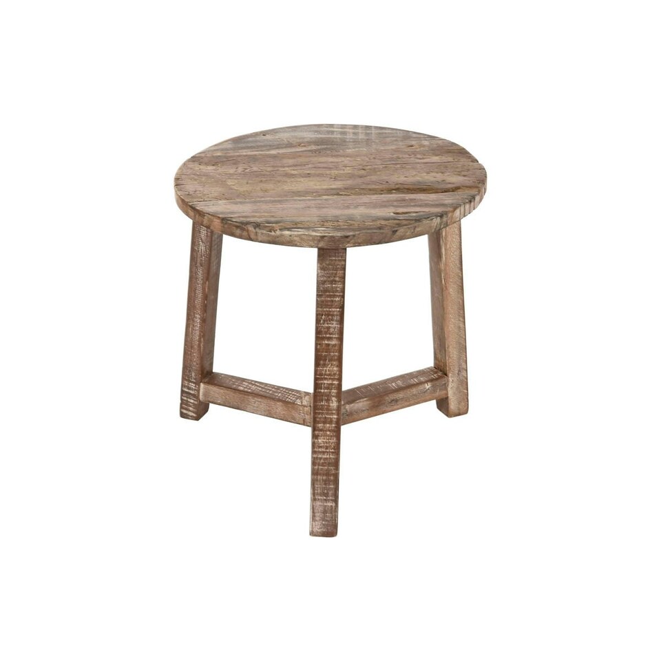 image 1 of Side table Home ESPRIT White Brown 45 x 45 x 45 cm N/A