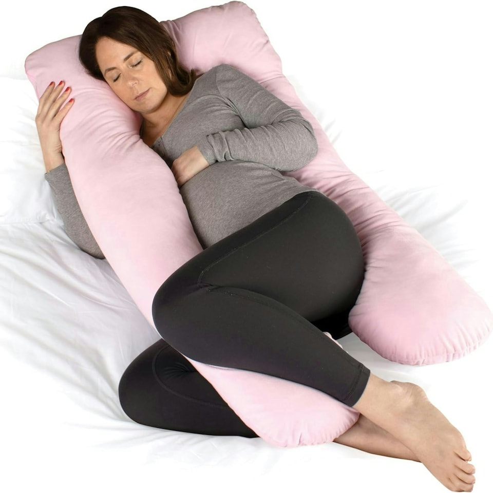 image 1 of Dreamcatcher U-Shaped Pregnancy Pillow Maternity Nursing Support Cushion Pink Pink