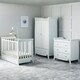 image 2 of Ickle Bubba Snowdon 4 in 1 Mini 3 Piece Furniture Set and Fibre Mattress - White
