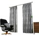 image 3 of Omega Lined Pencil Pleat Curtains - Silver -168cm x 183cm
