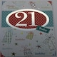 image 1 of 21st Birthday Card Embossed Design