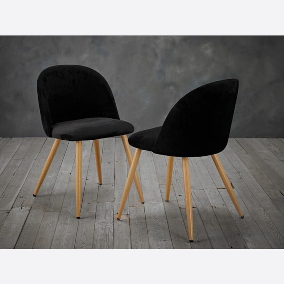 image 1 of Vasey Chairs Black (Pk 2) Black