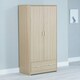 image 3 of Babymore Luno Veni Wardrobe - Oak Brown
