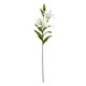 image 1 of Hill Interiors Madonna Lily Artificial Flower Spray - White - One Size