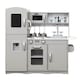 image 1 of Kidoz Deluxe Wooden Play Kitchen for kids - Role Play Kitchen - Grey