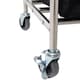 image 6 of Living and Home 3-Section Laundry Basket Cart with Metal Frame