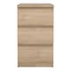 image 2 of Naia Bedside 3 Drawers in Jackson Hickory Oak
