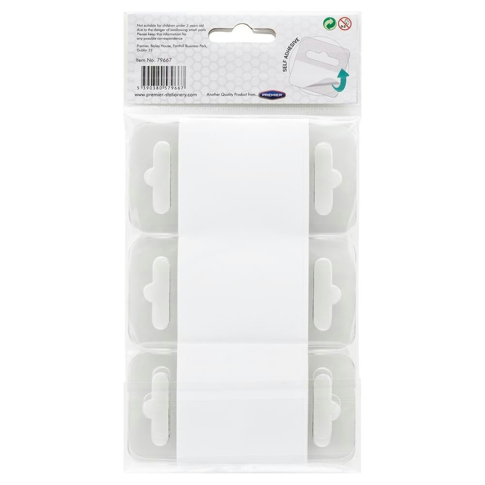 image 1 of Pack of 50 51x50mm Adhesive Euro Hole Hang Tags by Concept