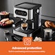 image 7 of GEEPAS 5 In 1 Espresso Coffee Machine with Milk Frother 20 Bar 1350W - Silver