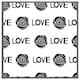 image 3 of Rose & love print (Picutre Frame) Black | XL