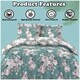 image 4 of VELVETIO Wilson Complete Duvet Cover Set with Fitted Sheet Breathable Bedding Quilt