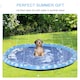 image 7 of PawHut 170cm Splash Pad Sprinkler for Pets Dog Bath Pool Non-slip Outdoor Blue