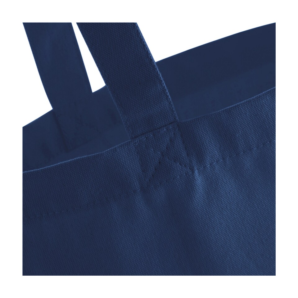 image 1 of Westford Mill Premium Cotton Maxi Tote Bag | Blue | French Navy | One Size | 1