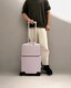 image 2 of Carry-On Suitcase 20”– Lightweight Zipperless Cabin Luggage with TSA Lock, USB Port, Cup Holder & Silent Spinner Wheels – Premium Polycarbonate Hard Shell