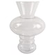 image 1 of 35cm Bubble Clear Glass Vase | White | 35