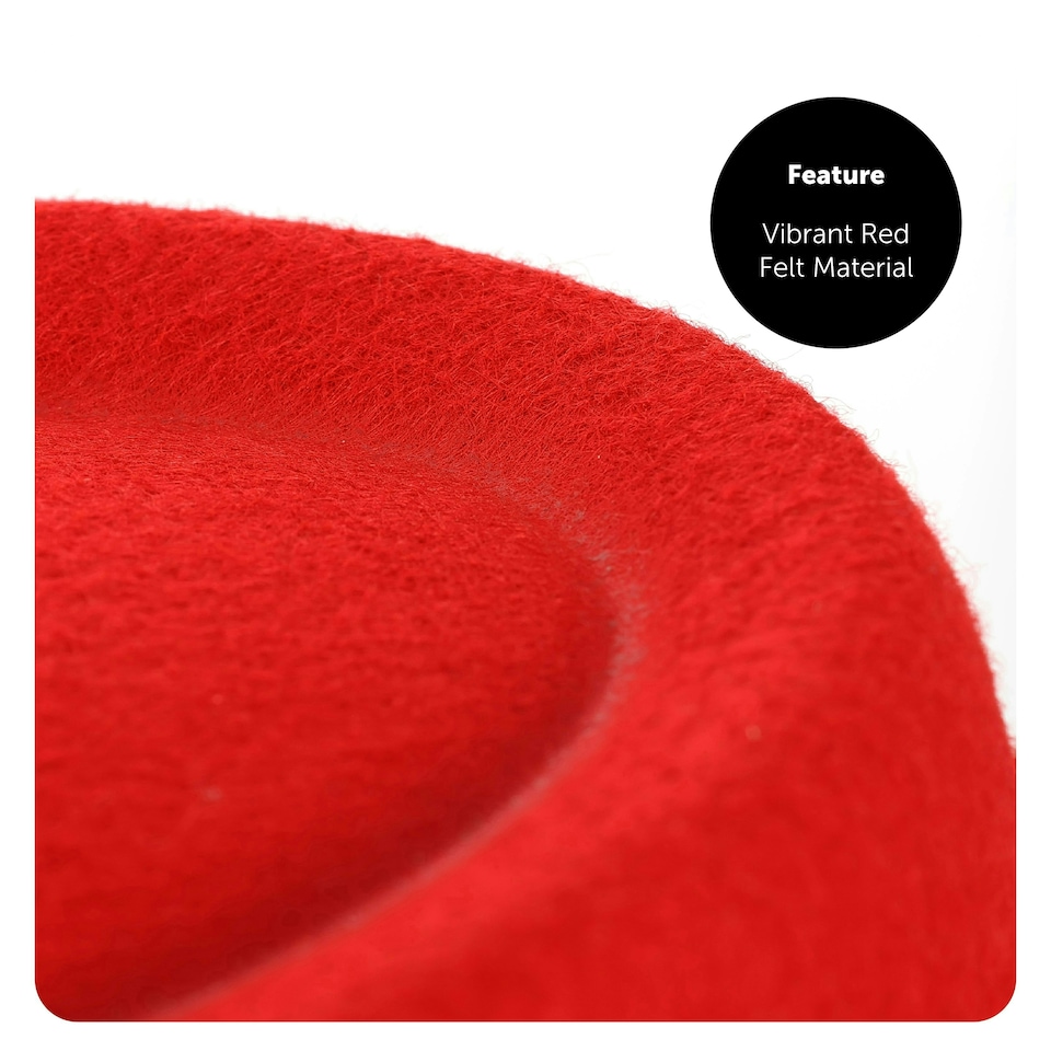 image 1 of Child's Red Cowboy Hat – Fun Fancy Dress Western Hat for Kids Red | 1