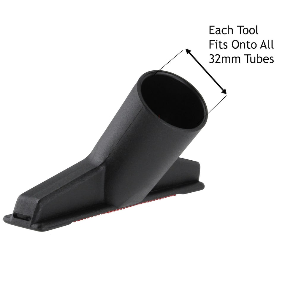 image 1 of SPARES2GO Universal Vacuum Cleaner Mini Tool Rod Kit Telescopic Tube Pipe Set 32mm